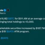 Strive Scoops up 6,182 Bitcoin Pushing Stash Total to 43,000 BTC