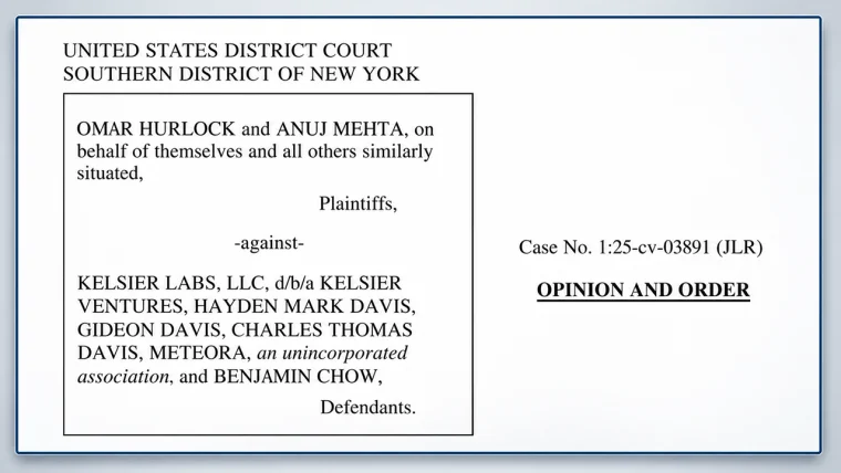 US Judge Dismisses Libra Crypto Class Action Against Kelsier
