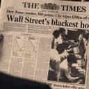 Wall Street Braces for Black Monday's Return 39 Years Later