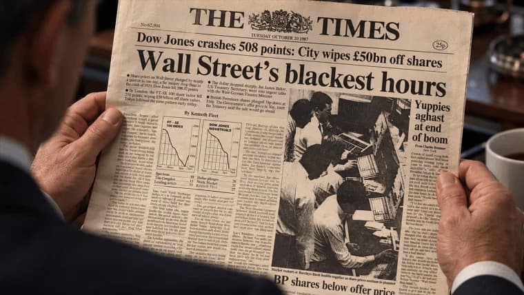 Wall Street Braces for Black Monday's Return 39 Years Later