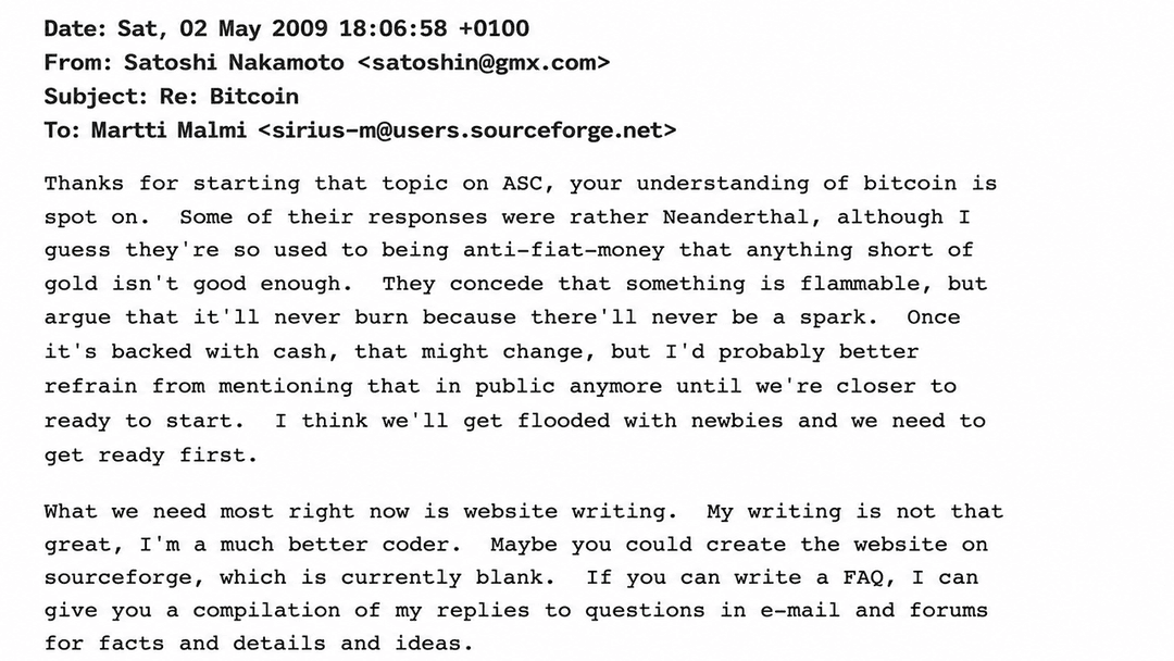 25 Lesser-Known Facts About Satoshi Nakamoto Drawn From Emails, Code ...