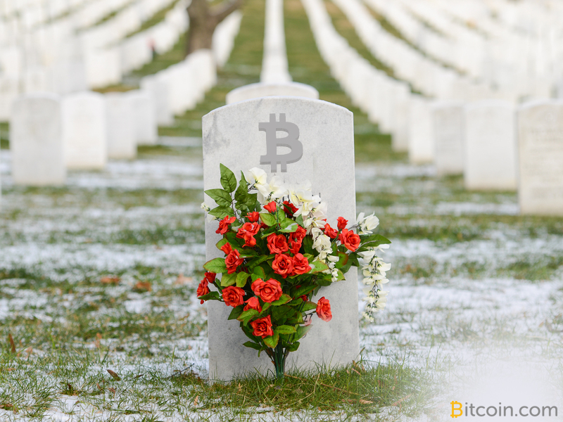 Attēlu rezultāti vaicājumam “bitcoin death”