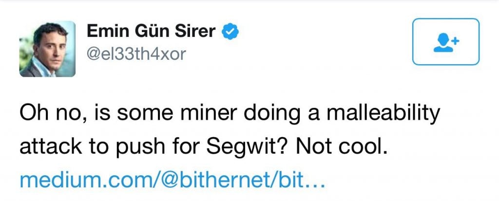 BREAKING: Bither CEO: Bitclub is Performing Segwit-related Attack Against Network