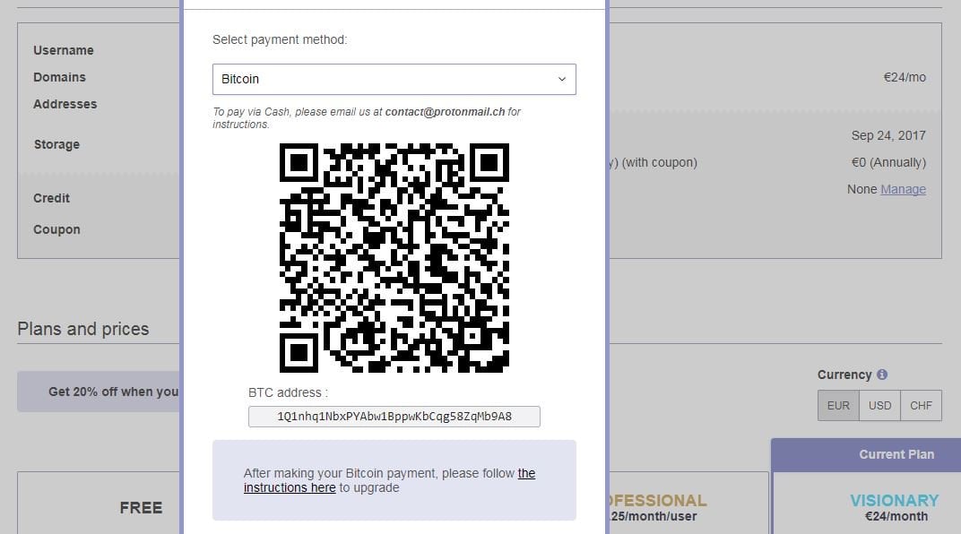Protonmail's Beta Version Enables Automated Bitcoin Payments 