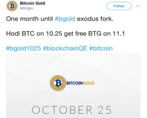 Another Fork? Bitcoin Gold Project Plans to Fork Bitcoin Next Month