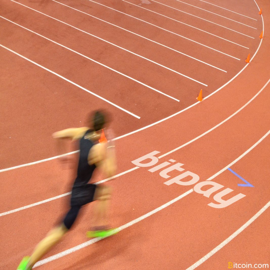 Bitpay Sprints Towards Processing $  1B Bitcoin Payments Annually