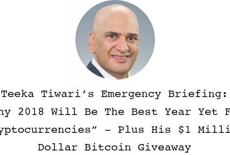 did teeka tiwari really give away free bitcoin