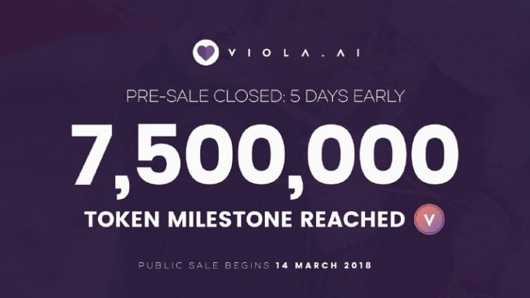 Viola.Ai Token Pre-Sale Sells out More Than 5 Days Ahead