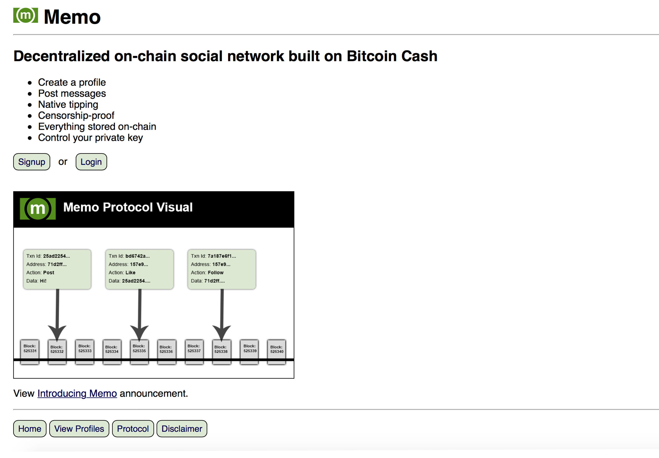 Meet Memo: An On-Chain Social Network Built on Bitcoin Cash