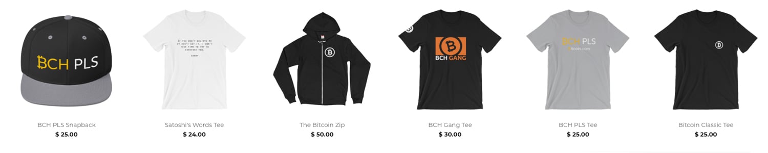 Bitcoin.com Store Reopens With New Bitcoin Cash Swag