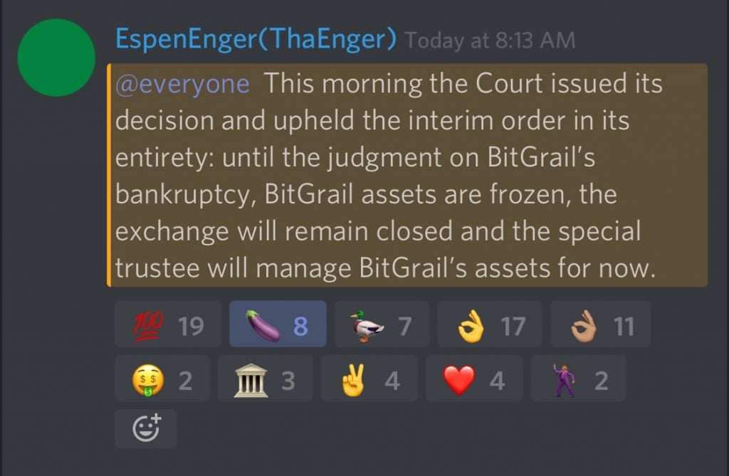 Bitgrail Exchange Ordered Down Indefinitely as Italian Court Upholds Halt