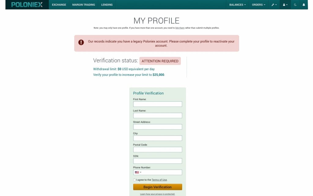 Legacy Poloniex Customers Are Complaining About Frozen Accounts
