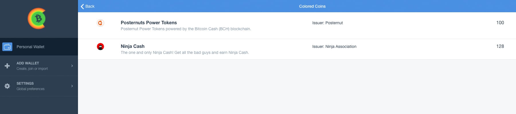 A BCH-Fueled Colored Coins Desktop Wallet Launches