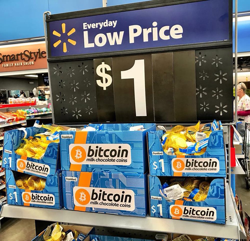 How About Chocolate Bitcoins? 6 for a Dollar