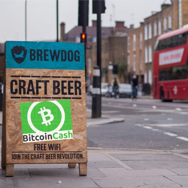 Brewdog Brand Welcomes Bitcoin Cash