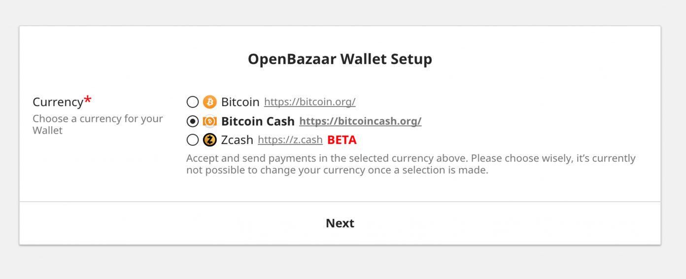 The Choices Include Bitcoin Core Btc Bitcoin Cash Bch And - 
