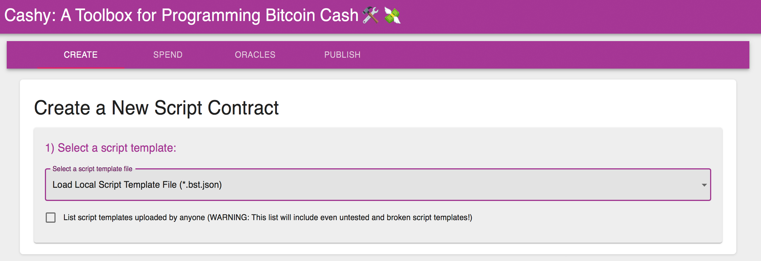 Cashy Web Application Boosts Script Contracts in Bitcoin Cash