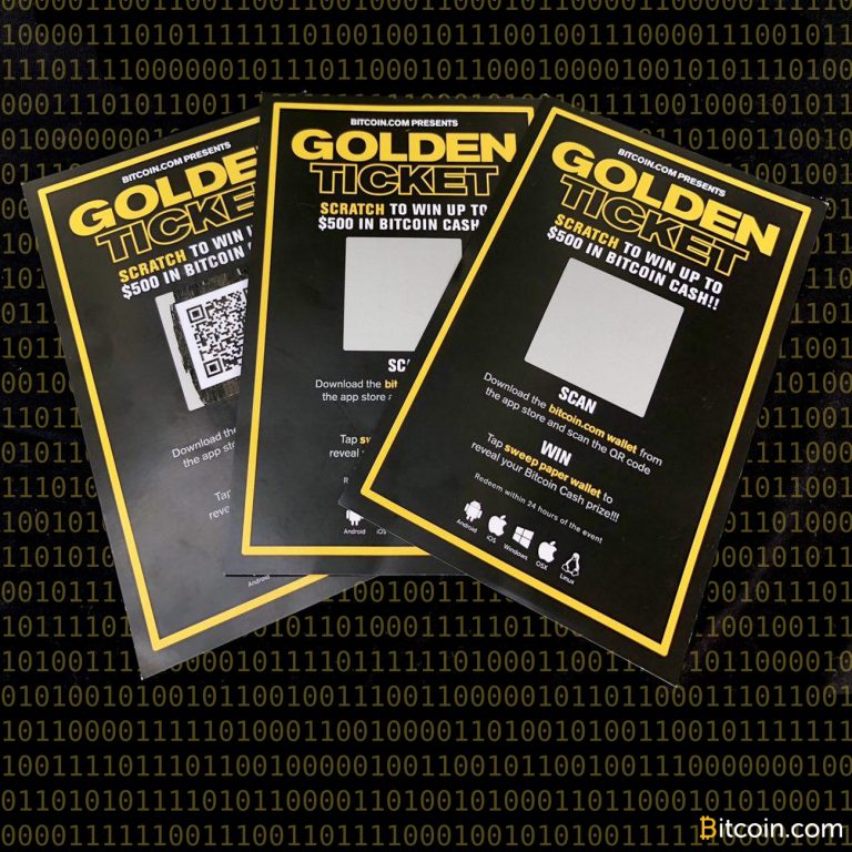Host a BCH Giveaway With Bitcoin.com's Golden Ticket Software