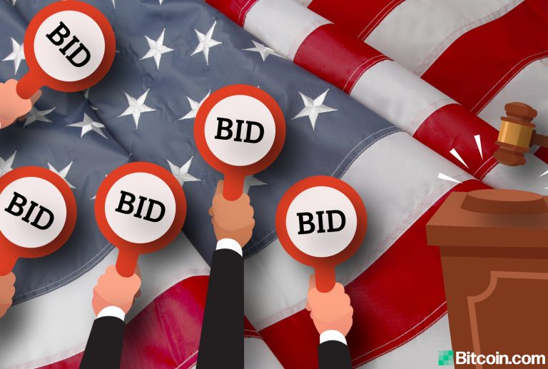  million government bitcoins off worth auctioned feb 