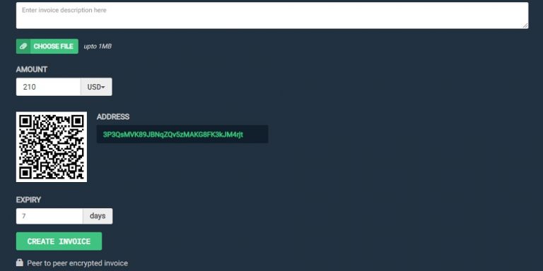 How to Create and Send Cryptocurrency Invoices For many