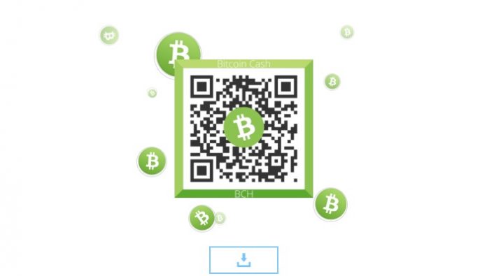 how to generate qr code from public crypto currency address