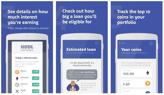 Celsius Wallet App Offers Interest and Loans for Your Cryptocurrency