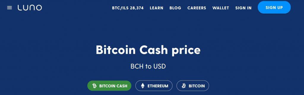 how to buy bitcoin cash on luno