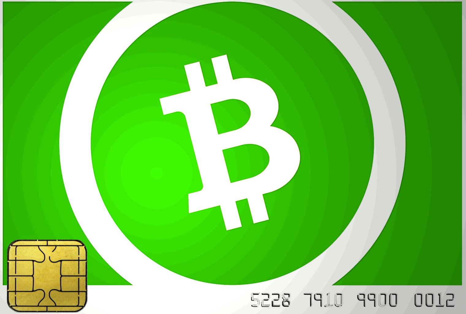 Tarjeta inteligente de demostración de desarrolladores que produce firmas de efectivo de Bitcoin
