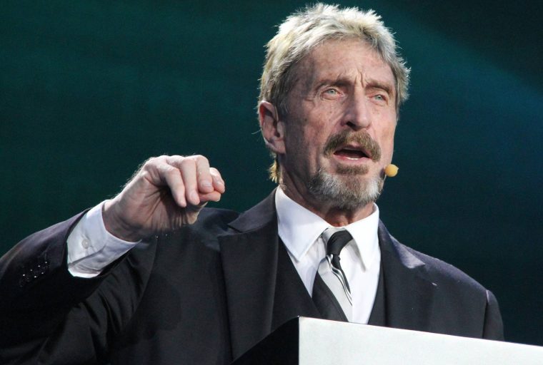 Only 375 Days Left for McAfee's $1M Bitcoin Price Wager
