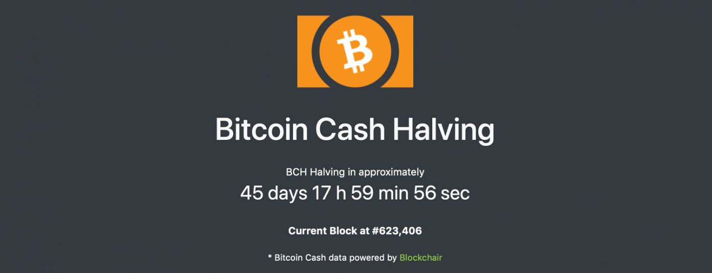 bitcoin cash countdown