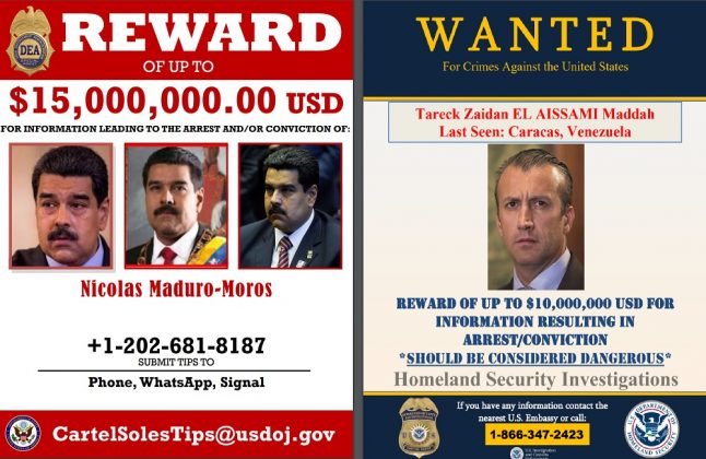 $15 Million Bounty On Maduro: US Charges Venezuelan President With ...