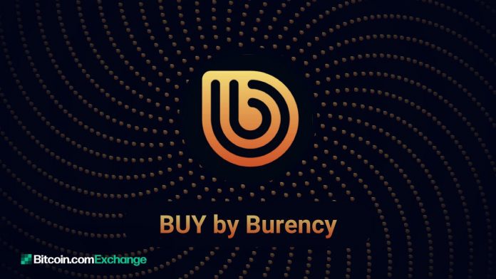 Bitcoin.com Exchange Announces Listing of New Digital Asset BUY by Burency