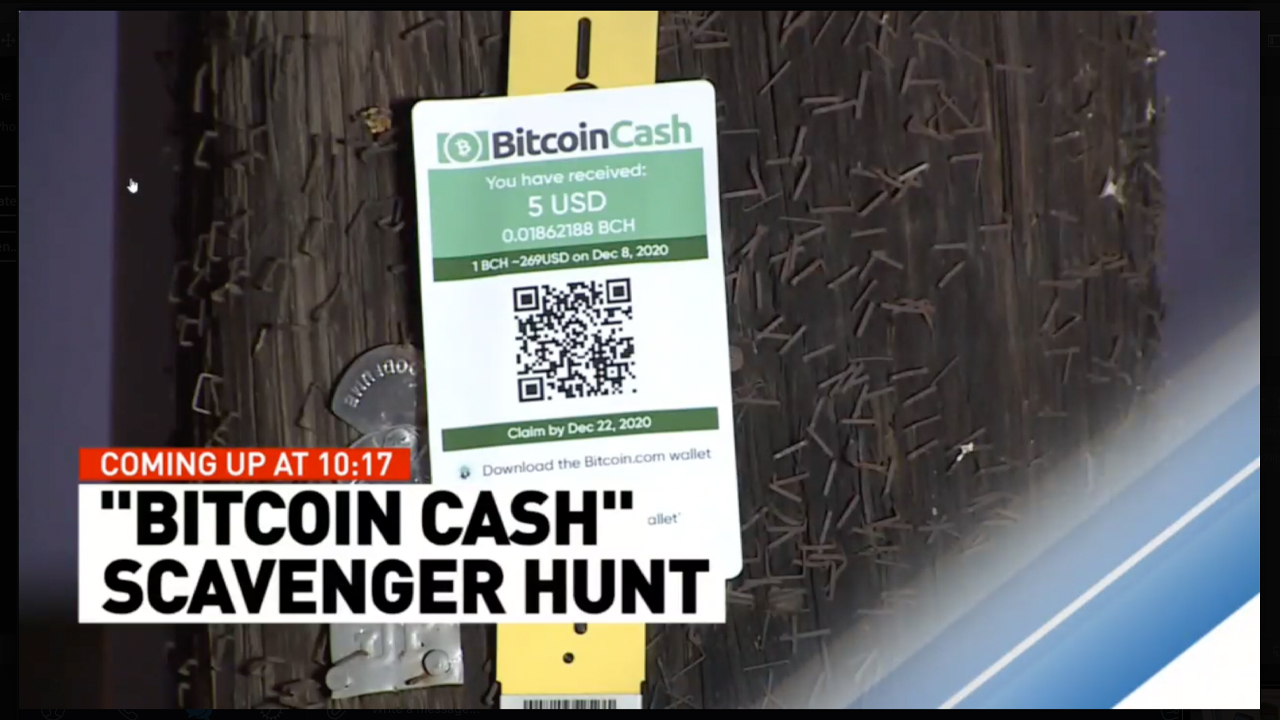 Fox News Report Highlights Bitcoin Cash Proponent's Modern Day Scavenger Hunt