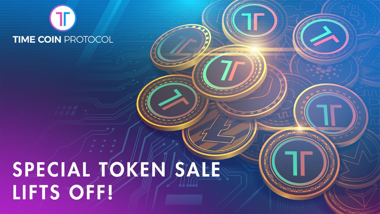 Venta de tokens especiales de TimeCoin