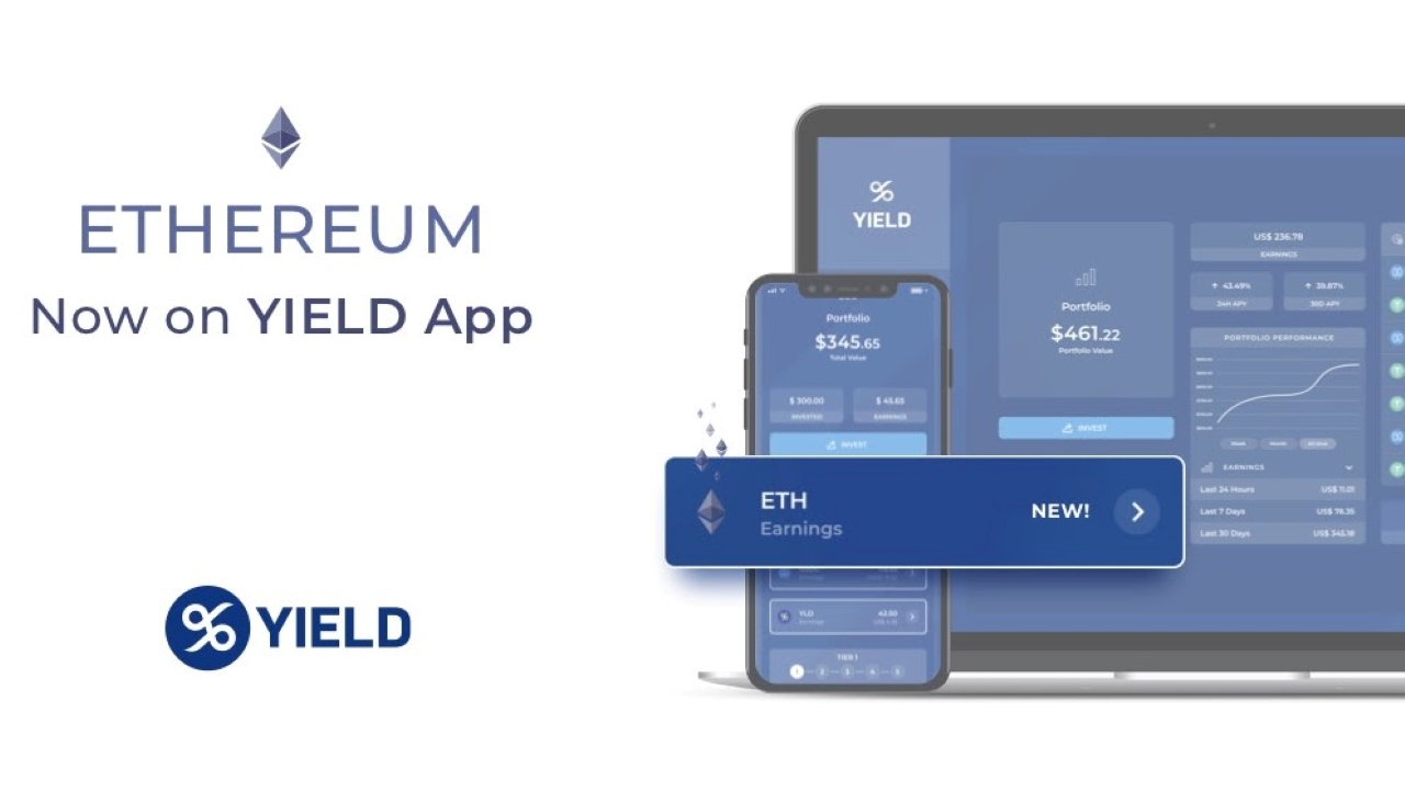 YIELD App Launches Ethereum Fund, Gives Users up to 20% APY