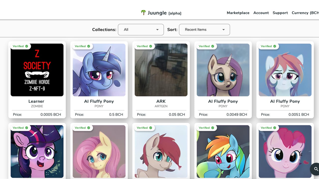 Welcome to the Juungle: A Bitcoin Cash NFT Market That Allows Anyone Buy and Sell Unique SLP Collectibles