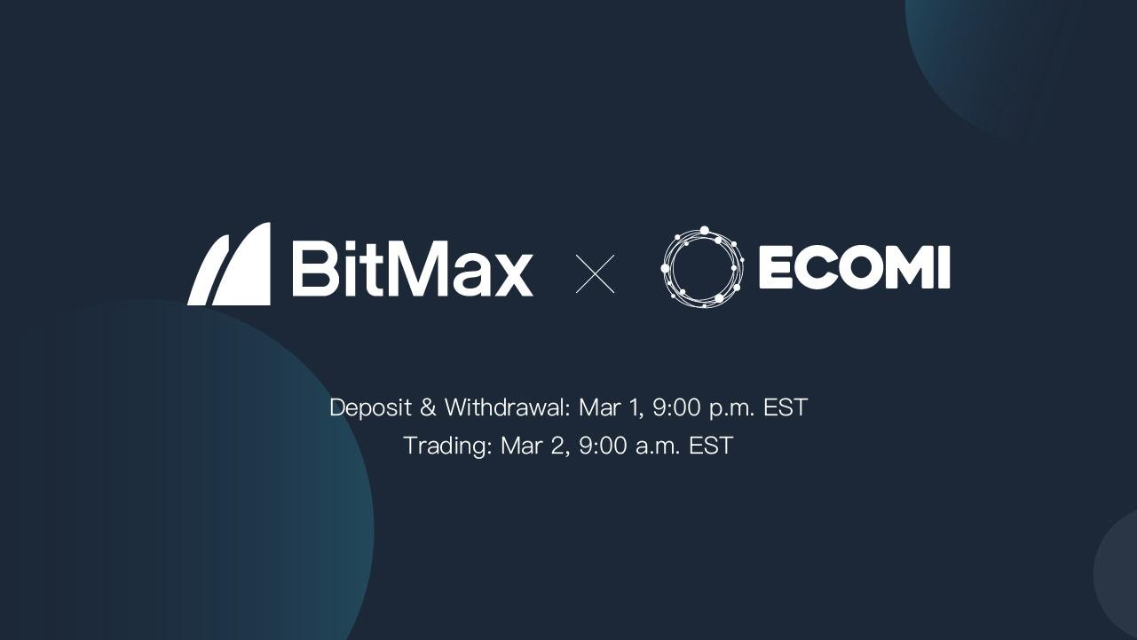 ECOMI enumera tokens OMI con BitMax