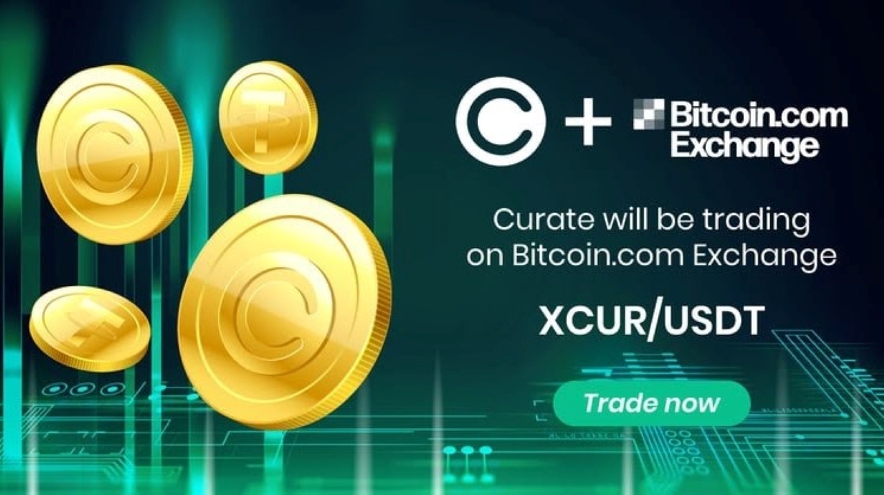Bitcoin.com Exchange to List XCUR, the Token Behind Curate’s All-in-One Marketplace