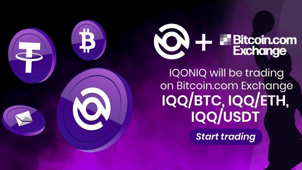 Bitcoin.com Exchange ha incluido IQQ, el token detrás del ecosistema de fans IQONIQ