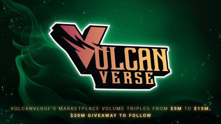VulcanVerse’s Marketplace Volume Triples from $5m to $15m, $20M Giveaway to Follow